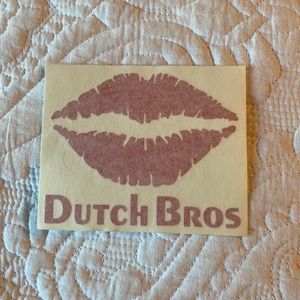 DUTCH BROS Lips Sticker